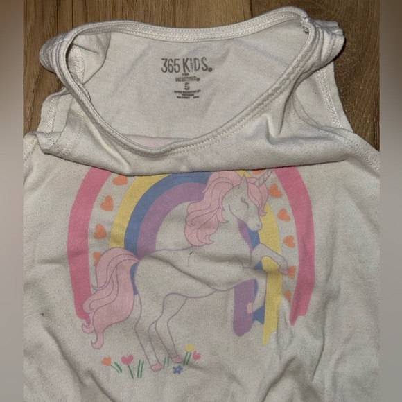 Magical Unicorn Kids Tank Top - White - Picture 2 of 2